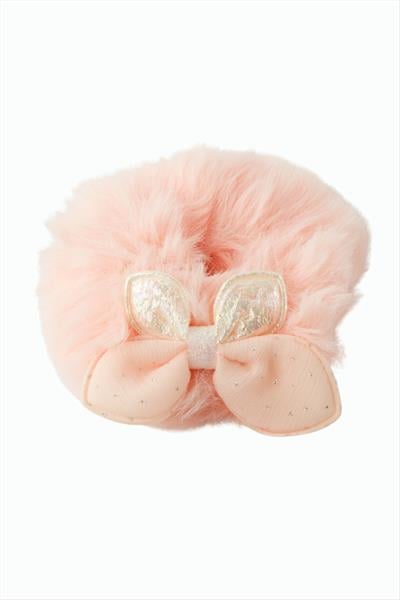 Tavşan Kulaklı Tüylü Lastikli Toka