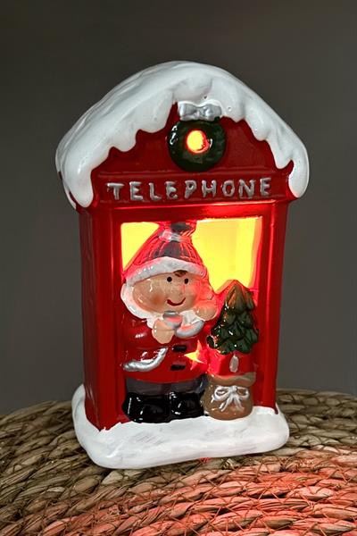 Telephone Yazılı Işıklı Yılbaşı Biblo