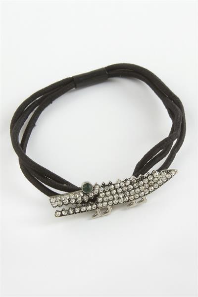 Timsah Taşlı Lastikli Toka