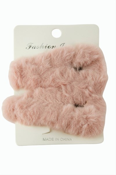 Tüylü Çıtçıtlı Toka 2 Adet