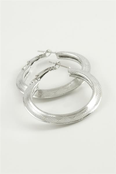 Üçgen Halka Küpe 4 cm