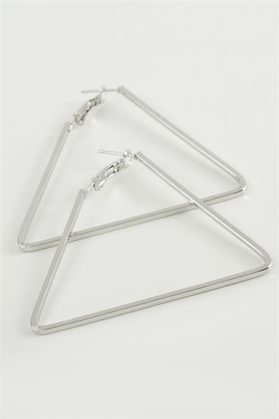 Üçgen Halka Küpe 6 cm