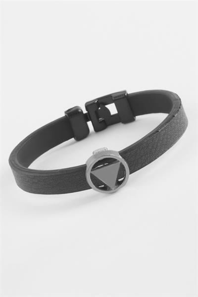 Üçgen Kaliteli Suni Deri Bileklik