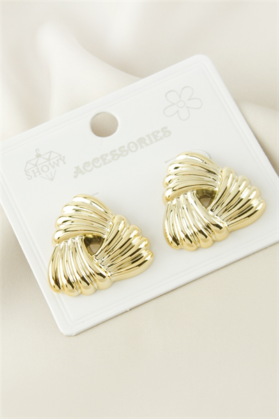 Üçgen Plastik Küpe