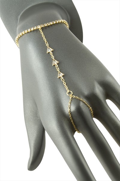 Üçgen Şerit Taşlı Şahmeran