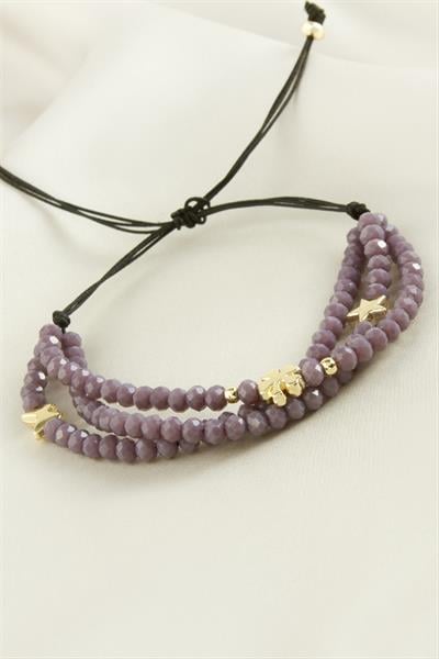 Üçlü Kristal Bileklik