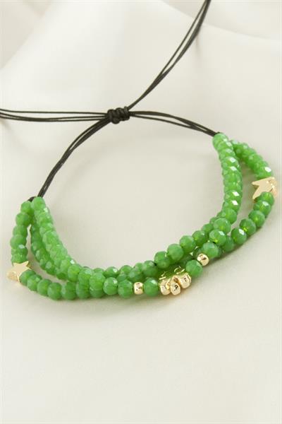 Üçlü Kristal Bileklik