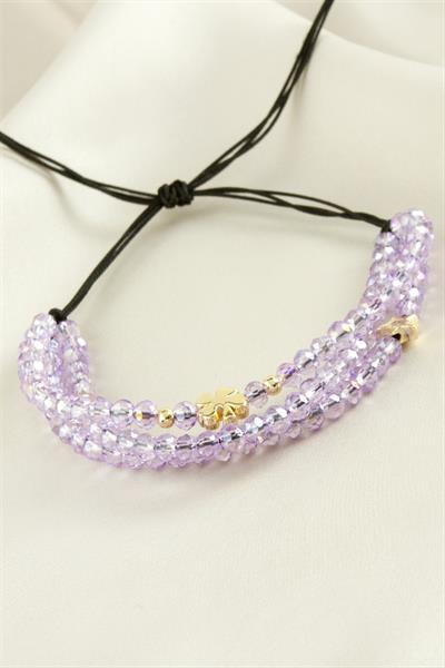 Üçlü Kristal Bileklik