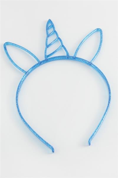 Unicn Kulaklı Plasik Çocuk Taç