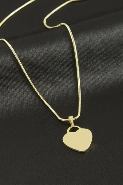 Xuping Kalp Lüks Çelik Kolye