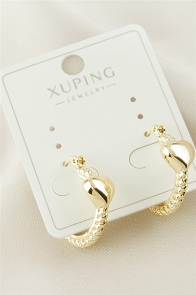 Xuping Kalp Lüks Çelik Küpe