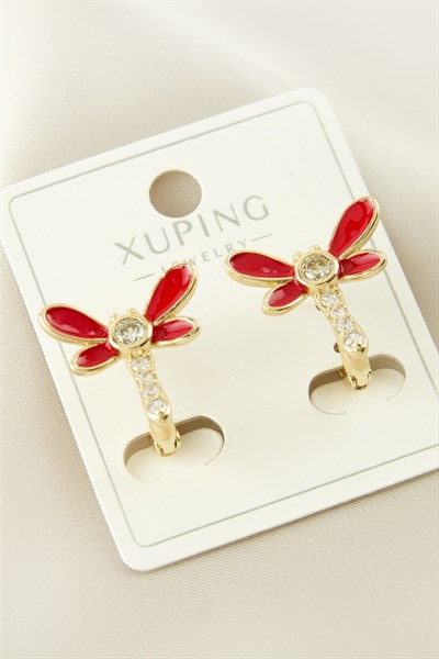 Xuping Kelebek Lüks Çelik Küpe