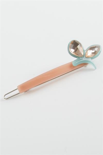 Yaprak Taşlı Klipsli Toka