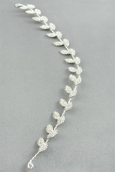 Yaprak Taşlı Saç Aksesuarı