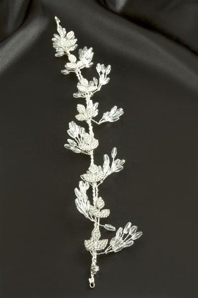 Yaprak Taşlı Saç Aksesuarı