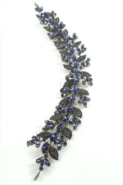 Yaprak Taşlı Saç Aksesuarı