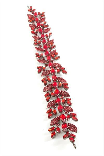 Yaprak Taşlı Saç Aksesuarı