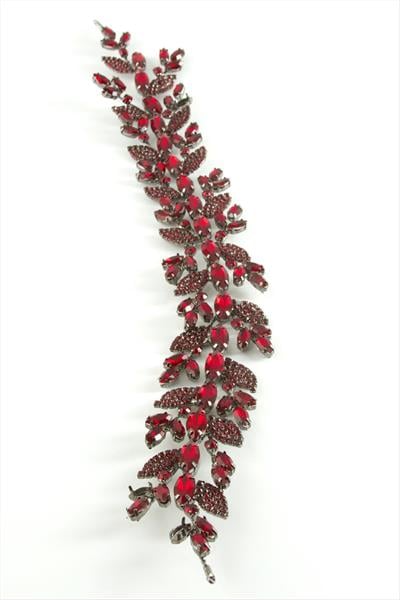 Yaprak Taşlı Saç Aksesuarı