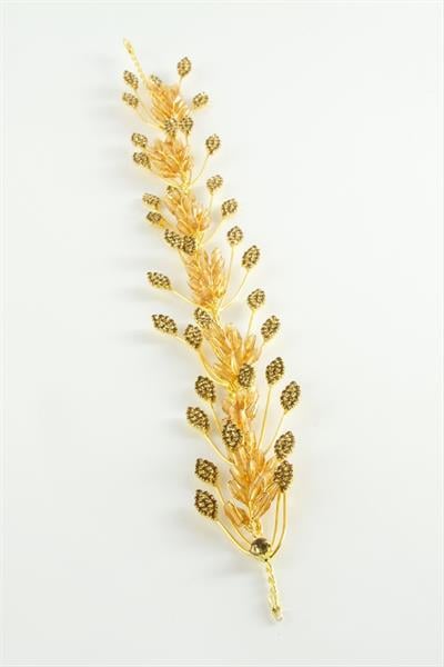 Yaprak Taşlı Saç Aksesuarı