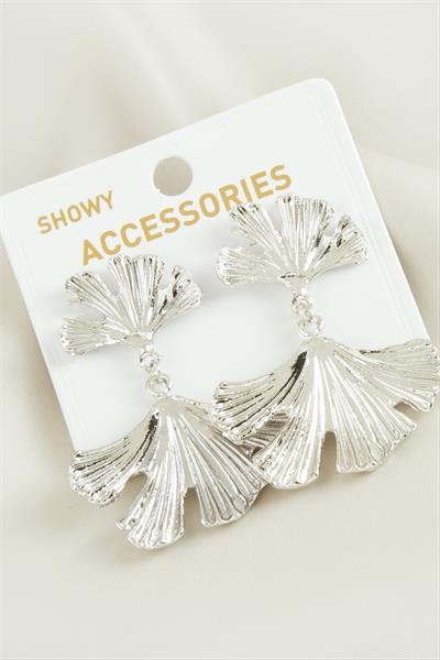 Yaprak Trend Metal Küpe