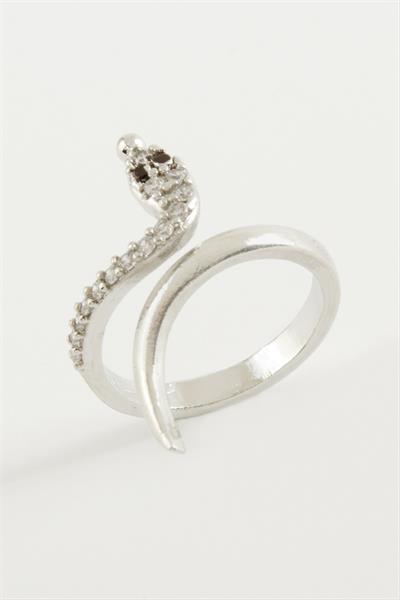 Yılan Zirkon Taşlı Yüzük