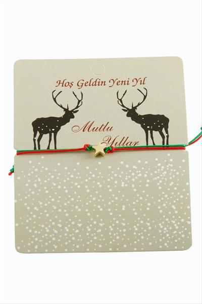 Yıldız Çift İpli Yılbaşı Bilekliği