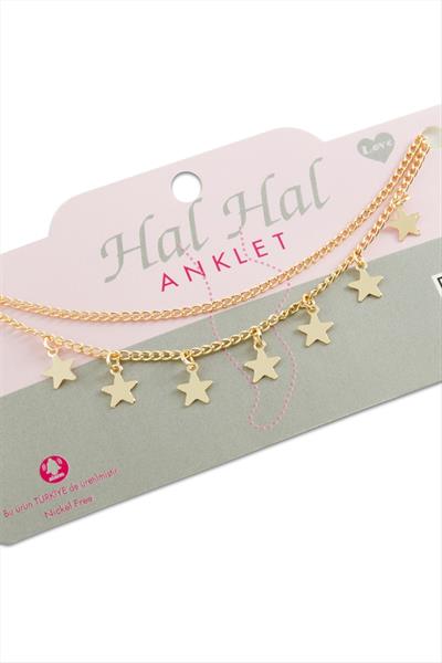 Yıldız Çift Zincirli Halhal