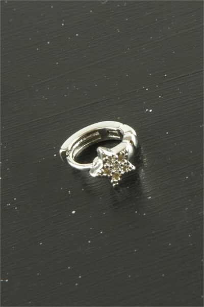 Yıldız Lüks Çelik Kulak Burun Piercing 1 Adet