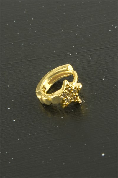 Yıldız Lüks Çelik Kulak Burun Piercing 1 Adet