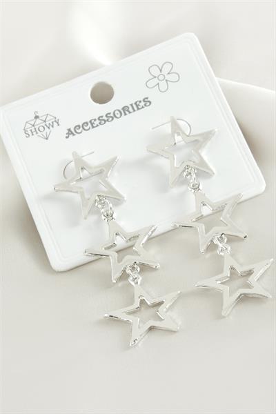 Yıldız Metal Küpe