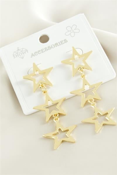 Yıldız Metal Küpe