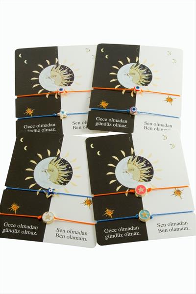 Yıldız Nazar İp Bileklik 2 Adet