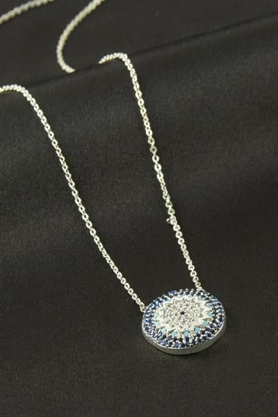 Yıldız Nazar Zirkon Taşlı Kolye