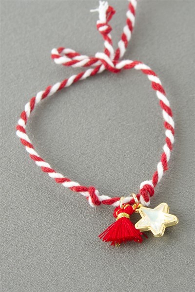 Yıldız Püskül Marteniçka İp Bileklik