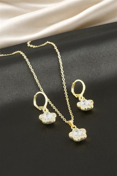 Yıldız Taşlı Set Kolye