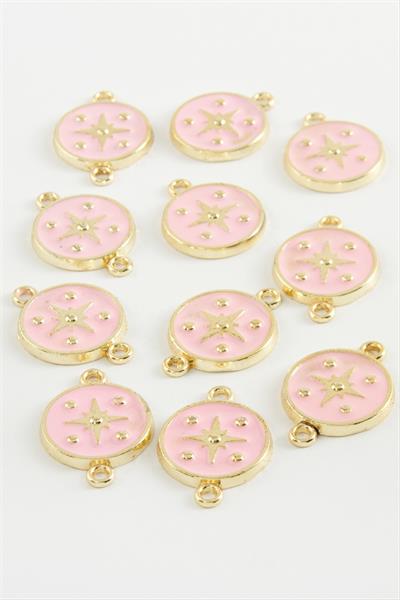 Yıldız Tek Kulplu Mineli Bileklik ve Kolye Ucu Aparatı 1 Adet