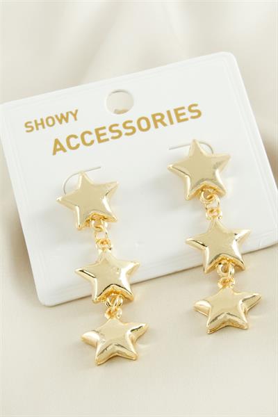 Yıldız Trend Metal Küpe