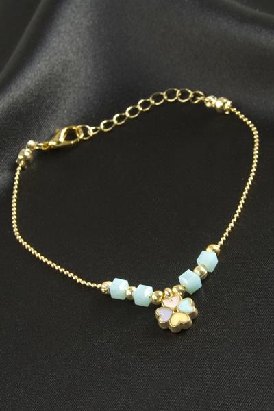 Yonca Küp Kristal Bileklik