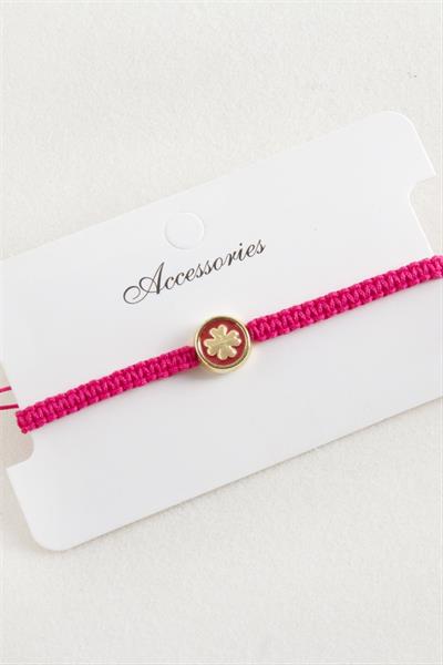 Yonca Makrome Örgülü Bileklik