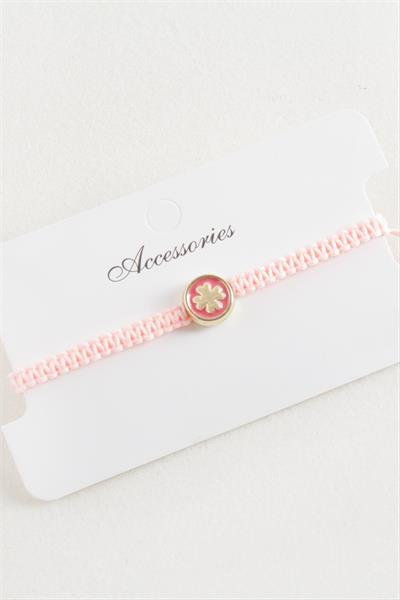 Yonca Makrome Örgülü Bileklik