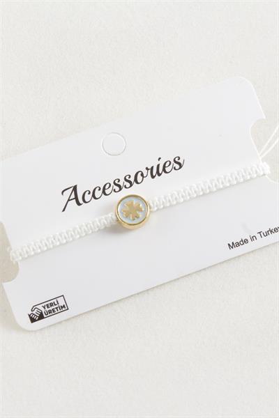 Yonca Makrome Örgülü Bileklik