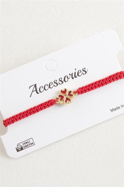 Yonca Makrome Örgülü Bileklik