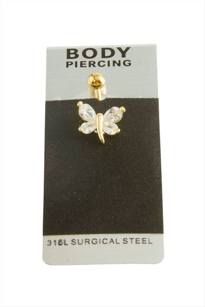 Yusufçuk Lüks Çelik Göbek Piercing 1 Adet