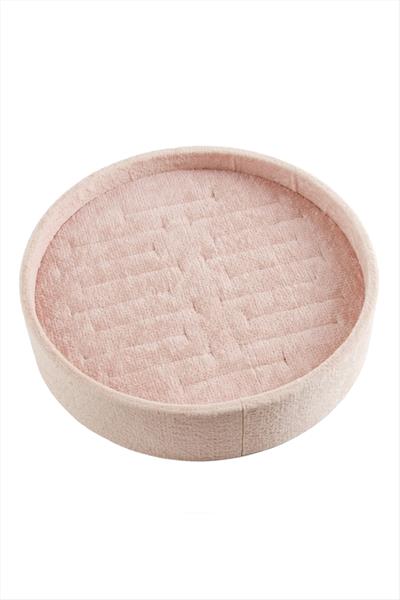 Yuvarlak Ahşap Anfora Kumaş Kelepçe Bileklik 20 cm