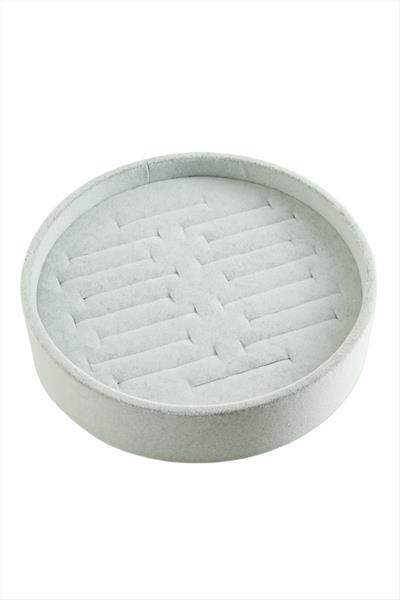 Yuvarlak Ahşap Anfora Kumaş Kelepçe Bileklik 20 cm