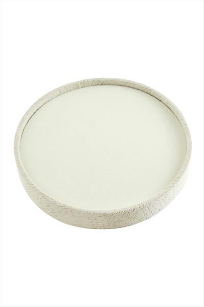 Yuvarlak Ahşap Anfora Kumaş Piercing Küpelik 20 cm