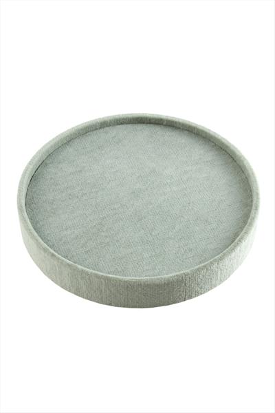 Yuvarlak Ahşap Anfora Kumaş Piercing Küpelik 20 cm