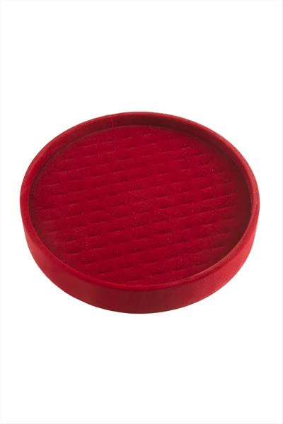 Yuvarlak Ahşap Anfora Kumaş Piercing Küpelik 20 cm