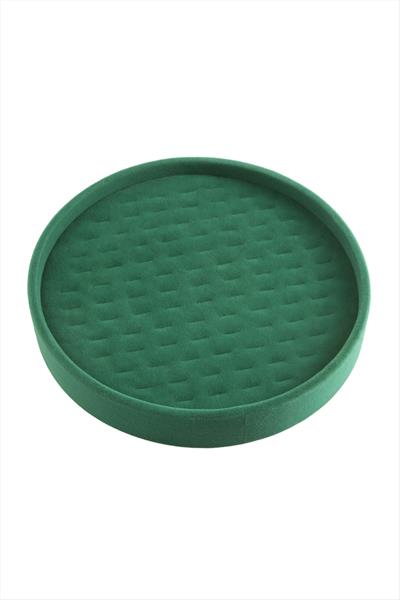 Yuvarlak Ahşap Anfora Kumaş Piercing Küpelik 20 cm