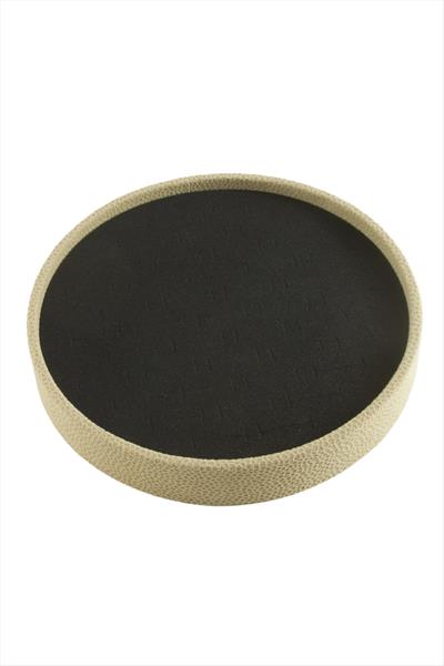 Yuvarlak Ahşap Anfora Kumaş Piercing Küpelik 20 cm